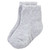 Touched by Nature Organic Cotton Socks with Non-Skid Gripper for Fall Resistance, Solid Black