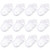 Touched by Nature Organic Cotton Socks with Non-Skid Gripper for Fall Resistance, White No-Show