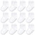 Touched by Nature Organic Cotton Socks with Non-Skid Gripper for Fall Resistance, White