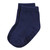 Touched by Nature Organic Cotton Socks with Non-Skid Gripper for Fall Resistance, Blue