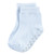 Touched by Nature Organic Cotton Socks with Non-Skid Gripper for Fall Resistance, Blue