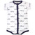 Hudson Baby Cotton Rompers, Gray Shark