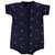 Hudson Baby Cotton Rompers, Gray Shark