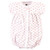 Hudson Baby Cotton Rompers, Pink Floral