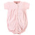 Hudson Baby Cotton Rompers, Coral Flamingo