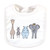 Hudson Baby Cotton Bibs, Royal Safari