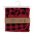 Touched by Nature Organic Cotton Swaddle Blanket and Headband or Cap, Buffalo Plaid