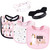 Hudson Baby Baby Girl Cotton Bib and Headband Set, Sparkle Unicorn, 0-9 Months