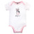 Hudson Baby Cotton Bodysuits, Black Bonjour
