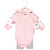 Hudson Baby Cotton Hoodie, Bodysuit or Tee Top and Pant Set, Pink Floral Baby