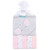Hudson Baby Hooded Towel and Five Washcloths, Pink Elephant