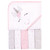 Hudson Baby Hooded Towel and Five Washcloths, Pink Unicorn