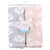 Hudson Baby Silky Plush and Coral Fleece Blanket, Pink Cloud