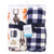 Hudson Baby Coral Fleece Plush Blankets, Forest, One Size