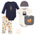 Hudson Baby Cotton Layette Set, Owl