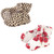 Hudson Baby Quilted Booties, Rose Leopard