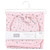 Hudson Baby Swaddle Blanket and Cap or Headband, Silver Pink Star