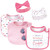 Little Treasure Cotton Bib and Headband Set, Confetti