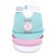 Hudson Baby Silicone Bibs, Donut