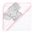 Hudson Baby Cotton Rich Hooded Towels, Cute Elephant