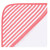 Hudson Baby Cotton Rich Hooded Towels, Coral Flamingo