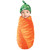 Touched by Nature Organic Cotton Swaddle Blanket and Headband or Cap, Carrot