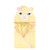 Hudson Baby Cotton Animal Face Hooded Towel, Lion Girl