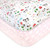 Hudson Baby Cotton Fitted Crib Sheet, Girl Farm Animals