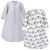 Hudson Baby Premium Quilted Long Sleeve Sleeping Bag and Wearable Blanket, Royal Safari
