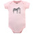 Hudson Baby Cotton Bodysuits, Modern Pink Safari