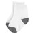 Hudson Baby Cotton Rich Newborn and Terry Socks, Gray White Star