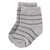 Hudson Baby Cotton Rich Newborn and Terry Socks, Gray White Star