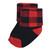 Hudson Baby Cotton Rich Newborn and Terry Socks, Buffalo Plaid Moose