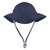 Hudson Baby Sun Protection Hat, Navy Blue Dot