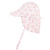 Hudson Baby Sun Protection Hat, Pink Peony