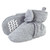 Hudson Baby Quilted Booties, Heather Gray