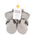 Hudson Baby Quilted Booties, Gray