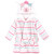 Hudson Baby Plush Animal Face Bathrobe, Flower Llama