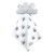 Hudson Baby Plush Blanket with Security Blanket, Cloud Boy
