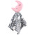 Hudson Baby Plush Blanket with Security Blanket, Moon Girl