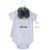 Hudson Baby Cotton Bodysuit, Shorts and Shoe Set, Rawr-Some Dino