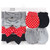 Hudson Baby Cotton Headband and Scratch Mitten Set, Houndstooth