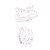 Hudson Baby Cotton Headband and Scratch Mitten Set, Ice Cream