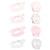 Hudson Baby Cotton Headband and Scratch Mitten Set, Lace Medallion