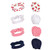 Hudson Baby Cotton Headband and Scratch Mitten Set, Watermelon