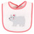 Hudson Baby Cotton Terry Drooler Bibs with Fiber Filling, Girl Woodland