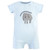 Touched by Nature Organic Cotton Rompers, Endangered Elephant