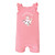 Hudson Baby Cotton Rompers, Girl Farm Animals