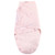 Hudson Baby Quilted Cotton Swaddle Wrap 3pk, Pink Safari