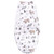 Hudson Baby Quilted Cotton Swaddle Wrap 3pk, Winter Forest